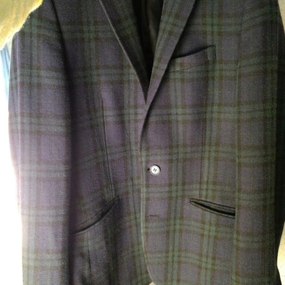 Ben Sherman plaid men's blazer size S - Picture 3 of 4